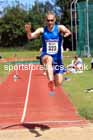 Mens long jump, 2024 NE Masters Track and Field Champs., Monkton Stadium, Jarrow.  Photo: David T. Hewitson/Sports for All Pics